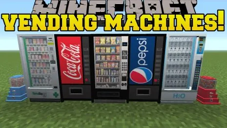 Мод на торговые автоматы для Майнкрафт 1.16.5/1.15.2 (Vending Machine) Мод на торговые автоматы для Майнкрафт 1.16.5/1.15.2 (Vending Machine)