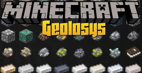 Мод на руду для Майнкрафт 1.16.5/1.15.2/1.14.4/1.12.2 (Geolosys) Мод на руду для Майнкрафт 1.16.5/1.15.2/1.14.4/1.12.2 (Geolosys)