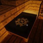 Кровать с узором флага