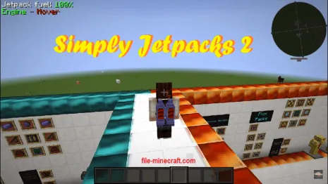 Мод на джетпак для Майнкрафт 1.16.5/1.15.2/1.12.2/1.10.2/1.9.4 (Simply Jetpacks 2) Мод на джетпак для Майнкрафт 1.16.5/1.15.2/1.12.2/1.10.2/1.9.4 (Simply Jetpacks 2)