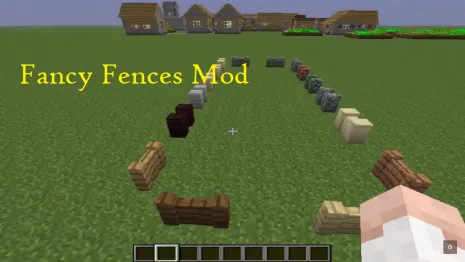 Мод на новые ограды для Майнкрафт 1.6.2/1.5.2 (Fancy Fences)