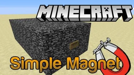 Мод на магнит для Майнкрафт 1.12.2/1.11.2/1.10.2/1.9.4 (Simple Magnet) Мод на магнит для Майнкрафт 1.12.2/1.11.2/1.10.2/1.9.4 (Simple Magnet)