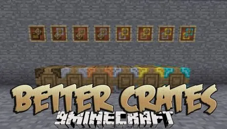 Мод на ящики для Майнкрафт 1.15.2/1.14.4/1.12.2 (Better Crates) Мод на ящики для Майнкрафт 1.15.2/1.14.4/1.12.2 (Better Crates)
