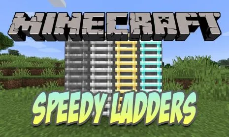 Мод на быстрые лестницы для Майнкрафт 1.16.5/1.15.2/1.14.4/1.12.2 (Speedy Ladders)