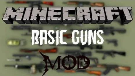 Мод на оружие для Майнкрафт 1.6.4/1.5.2 (Basic Guns) Мод на оружие для Майнкрафт 1.6.4/1.5.2 (Basic Guns)