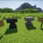 Обычная и каменная наковальня