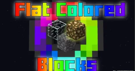 Мод на блоки для Майнкрафт 1.12.2/1.11.2/1.10.2/1.9.4/1.8.9 (Flat Colored Blocks) Мод на блоки для Майнкрафт 1.12.2/1.11.2/1.10.2/1.9.4/1.8.9 (Flat Colored Blocks)