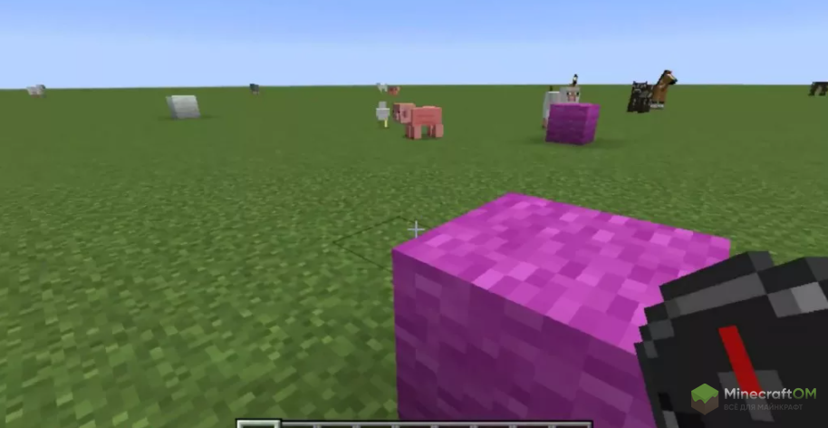 Компас указывает на блок