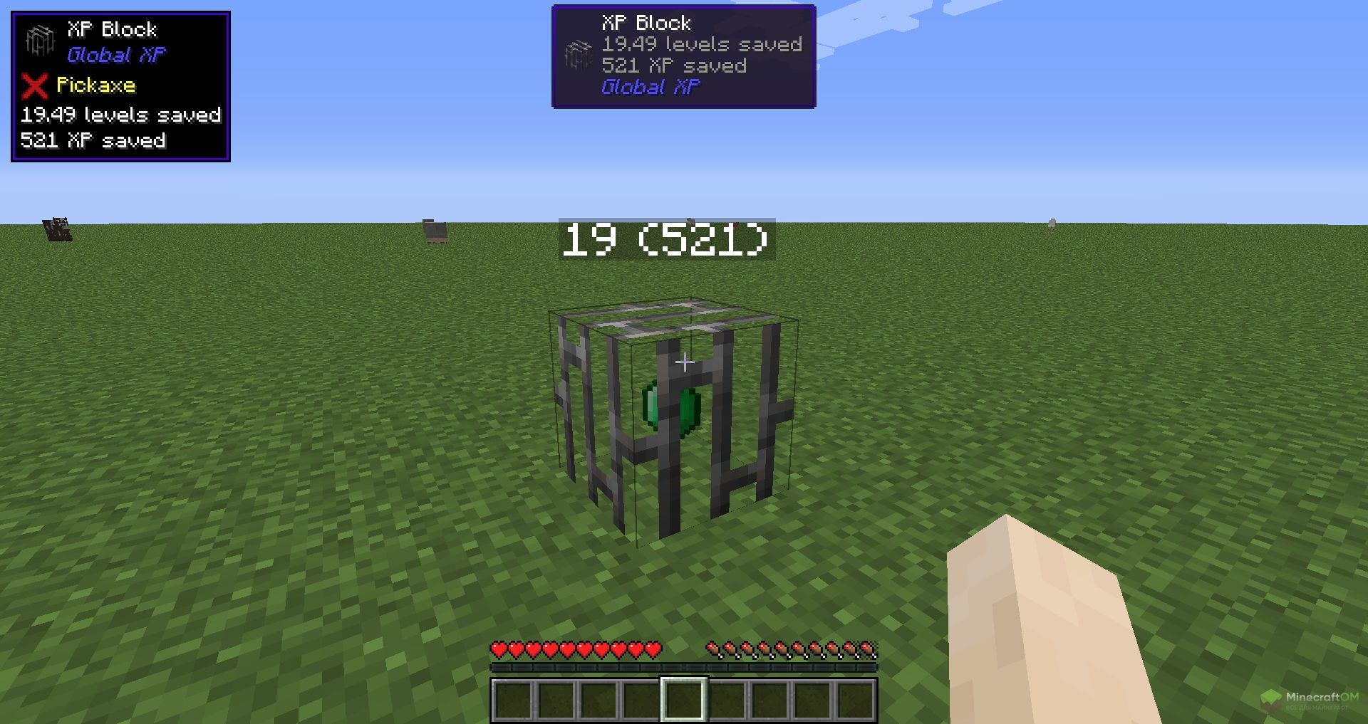 Блок для хранения опыта