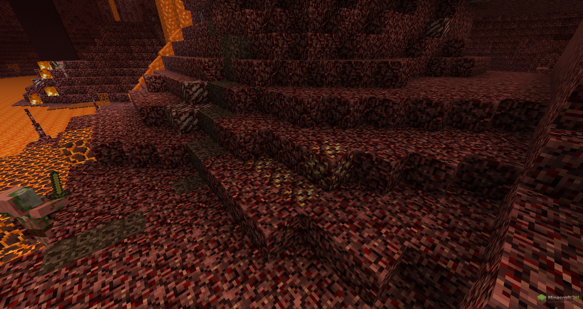 Незеритовые обломки майнкрафт. Nether Gold ore. Ад 1.12.2. Nether_Gold_ore майнкрафт. Ад майнкрафт 1.12.2.