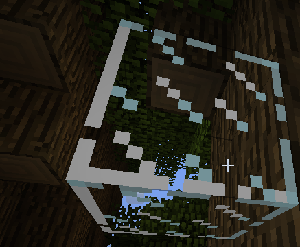 Светящийся блок стекла