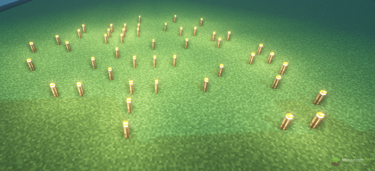 Факелы, поставленные благодаря моду