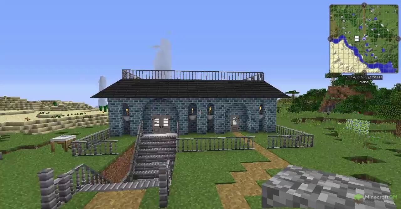 Мод ArchitectureCraft преображает постройки в игре