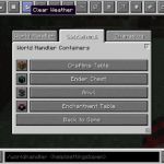 Меню с командами