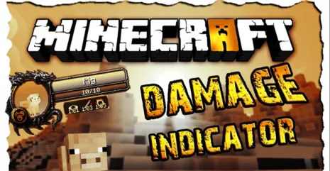 Мод на индикатор здоровья для Майнкрафт 1.16.5/1.15.2/1.14.4/1.12.2/1.10.2/1.8.9 (Damage Indicators by ToroCraft) Мод на индикатор здоровья для Майнкрафт 1.16.5/1.15.2/1.14.4/1.12.2/1.10.2/1.8.9 (Damage Indicators by ToroCraft)
