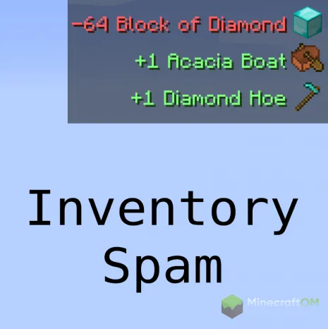 Мод на интерфейс для Майнкрафт 1.16.5/1.15.2/1.14.4/1.12.2/1.11.2/1.10.2 (Inventory Spam)