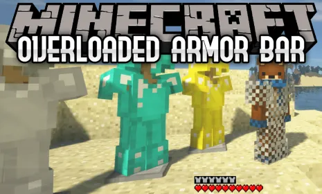 Мод на отображение брони для Майнкрафт 1.16.5/1.15.2/1.14.4/1.12.2 (Overloaded Armor Bar) Мод на отображение брони для Майнкрафт 1.16.5/1.15.2/1.14.4/1.12.2 (Overloaded Armor Bar)
