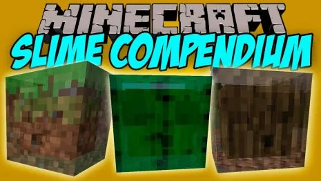 Мод на слаймы для Майнкрафт 1.10.2/1.9.4 (Slime Compendium) Мод на слаймы для Майнкрафт 1.10.2/1.9.4 (Slime Compendium)