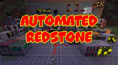 Мод на механизмы для Майнкрафт 1.12.2/1.11.2/1.10.2/1.8.9/1.7.10 (Automated Redstone)