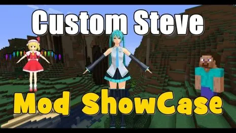 Мод на кастомного персонажа для Майнкрафт 1.10.2/1.7.10 (Custom Steve)