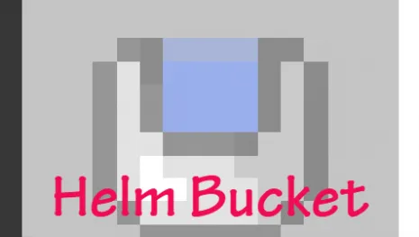 Мод на ведро-шлем для Майнкрафт 1.12.2/1.7.10 (Helm Bucket) Мод на ведро-шлем для Майнкрафт 1.12.2/1.7.10 (Helm Bucket)