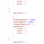 Настройка спавна