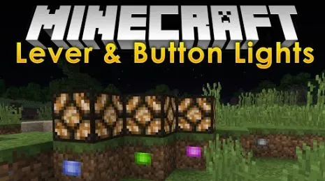 Мод на кнопки для света для Майнкрафт 1.12.2/1.11.2 (Lever and Button Lights)