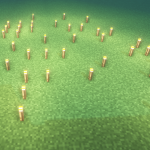 Факелы, поставленные благодаря моду