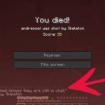 Сообщение после смерти