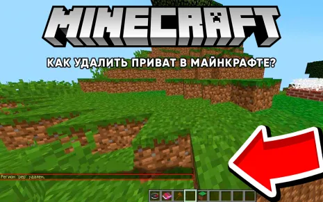 Как удалить приват в Майнкрафте?