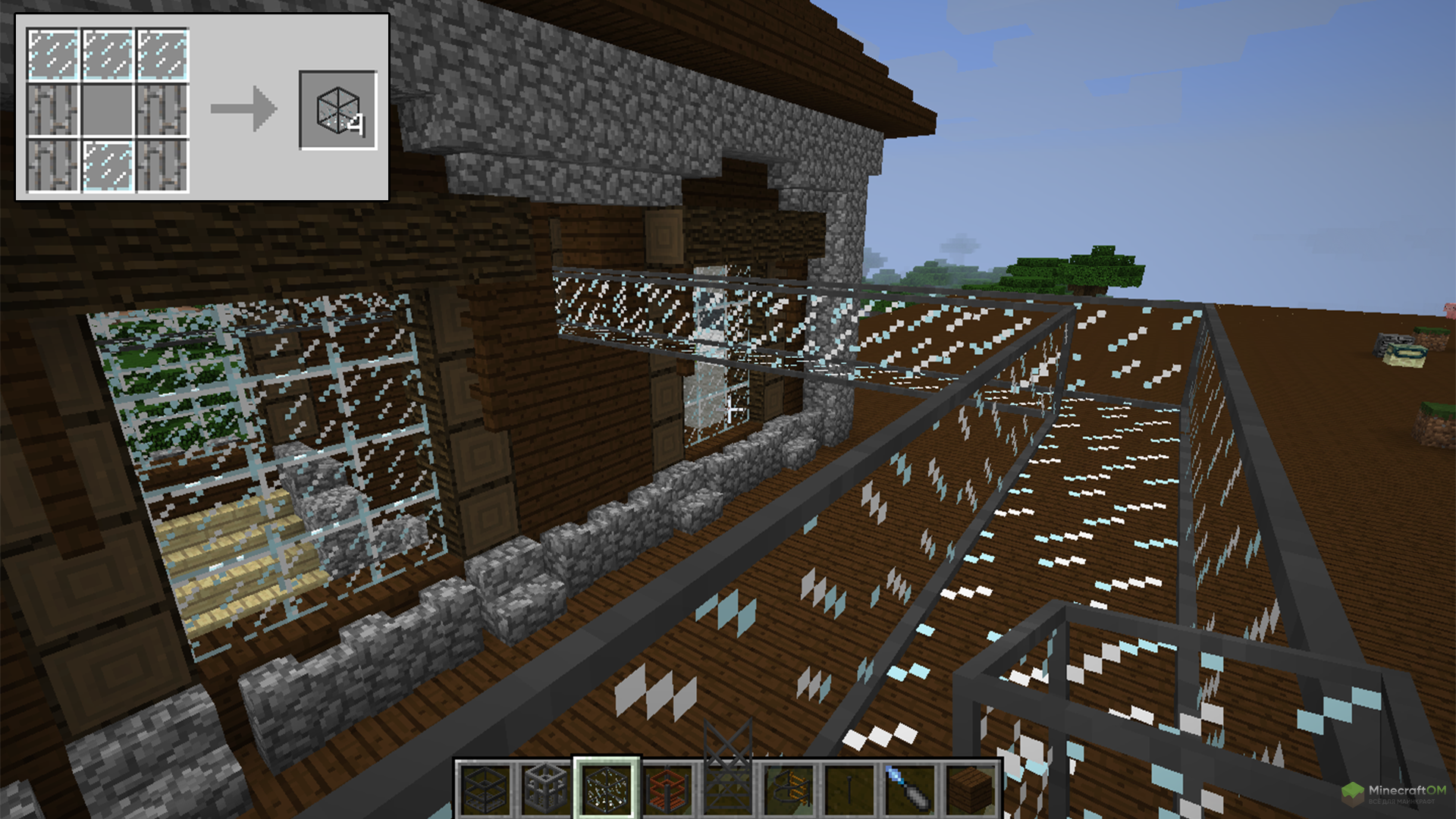 Крафт стеклянной дороги