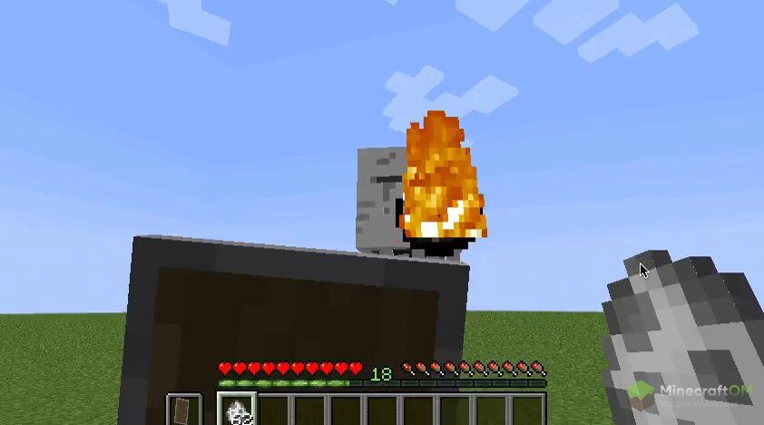 Заряд лет прямо в сторону игрока