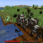 Коровы на грядках