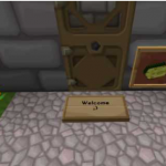 Табличка на полу