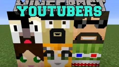 Мод на блоки ютуберов для Майнкрафт 1.12/1.11.2/1.10.2/1.9.4 (Youtuber Blocks) Мод на блоки ютуберов для Майнкрафт 1.12/1.11.2/1.10.2/1.9.4 (Youtuber Blocks)
