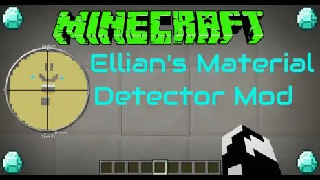 Мод на мини-карту для Майнкрафт 1.11.2/1.9/1.8/1.7.10 (Ellians Material Detector)