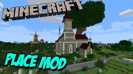 Мод на новые постройки для Майнкрафт 1.10.2/1.9.4/1.8.9/1.7.10 (Place)