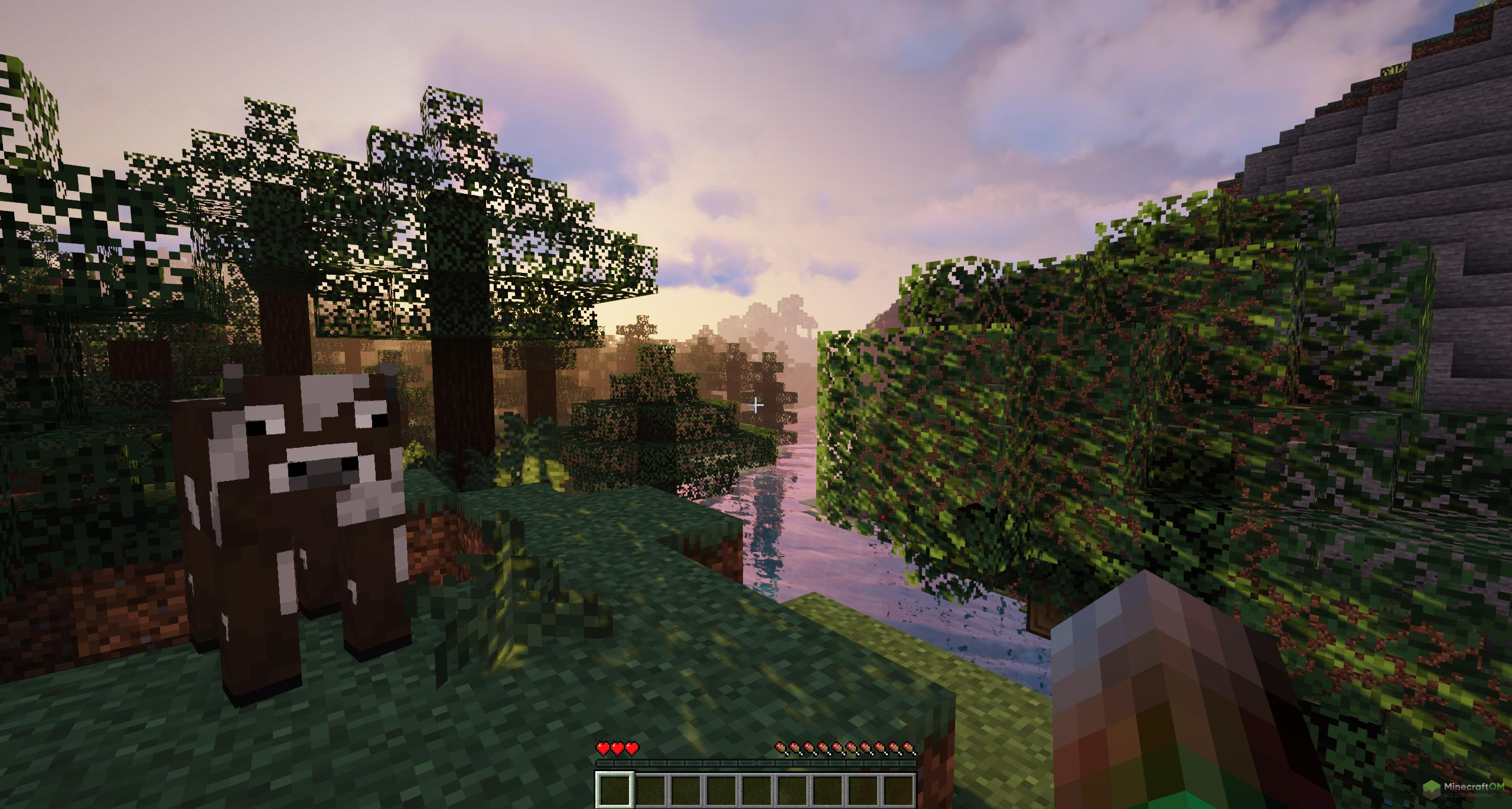 Начальный старт игры с тремя сердечками