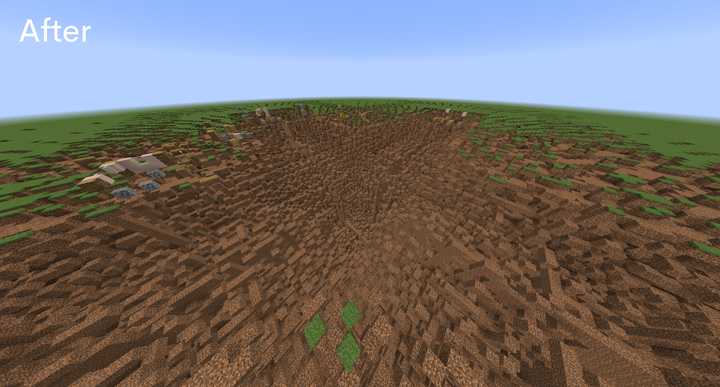 После взрыва