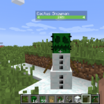 Кактусовый снеговик