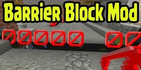 Мод на барьер для Майнкрафт 1.8/1.7.10 (Barrier block) Мод на барьер для Майнкрафт 1.8/1.7.10 (Barrier block)