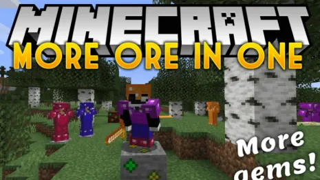 Мод на руды для Майнкрафт 1.17.1/1.16.5/1.15.2/1.14.4 (More Ores In ONE) Мод на руды для Майнкрафт 1.17.1/1.16.5/1.15.2/1.14.4 (More Ores In ONE)