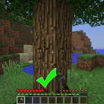 Добыча ресурсов с помощью инструмента