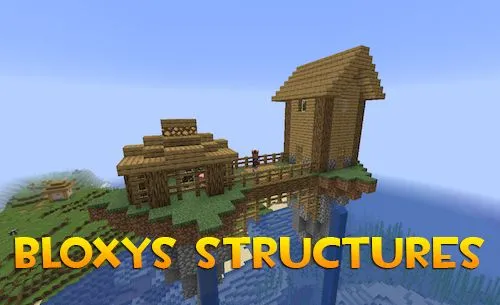 Мод на постройки для Майнкрафт 1.16.5 (Bloxys Structures) Мод на постройки для Майнкрафт 1.16.5 (Bloxys Structures)