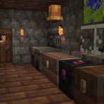 Внутри домика