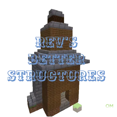 Мод на постройки для Майнкрафт 1.16.5 (Revs Better Structures) Мод на постройки для Майнкрафт 1.16.5 (Revs Better Structures)