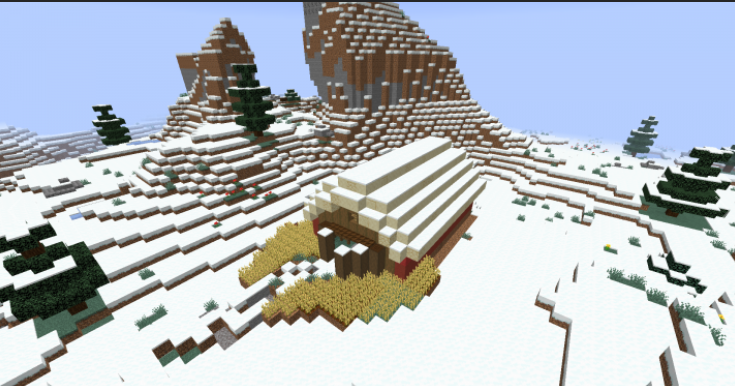 Дом с грядкой