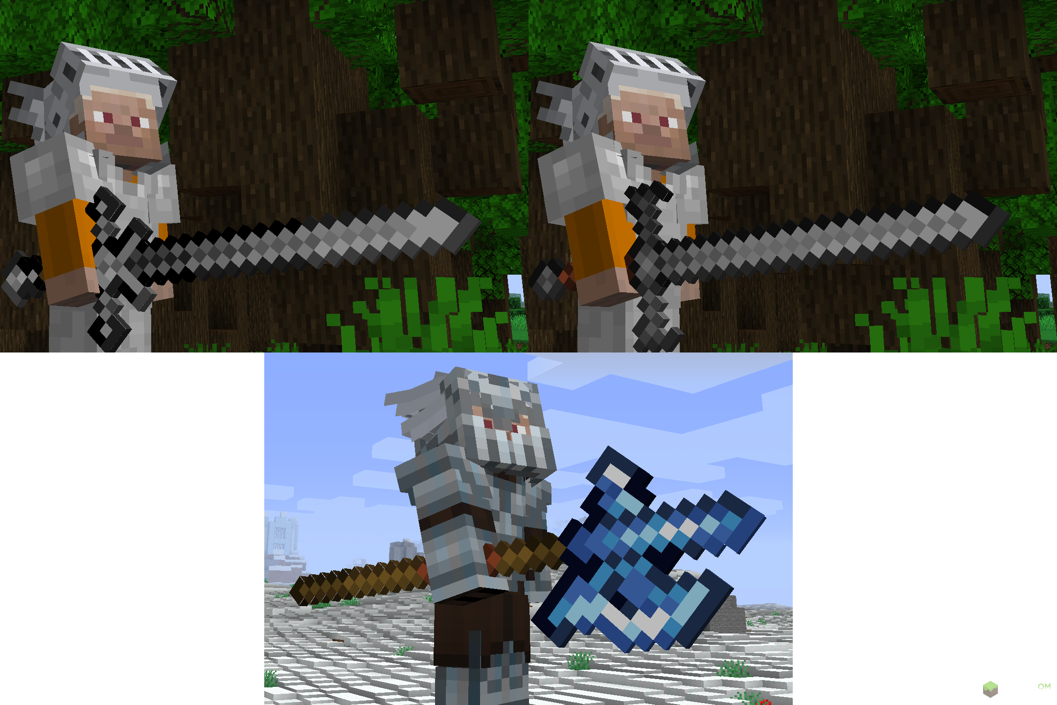 Как выглядит новая броня и оружие в мире