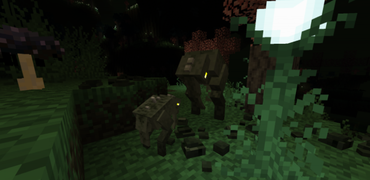 Два Двеллера отдыхают по середине леса