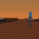 Житель на Марсе